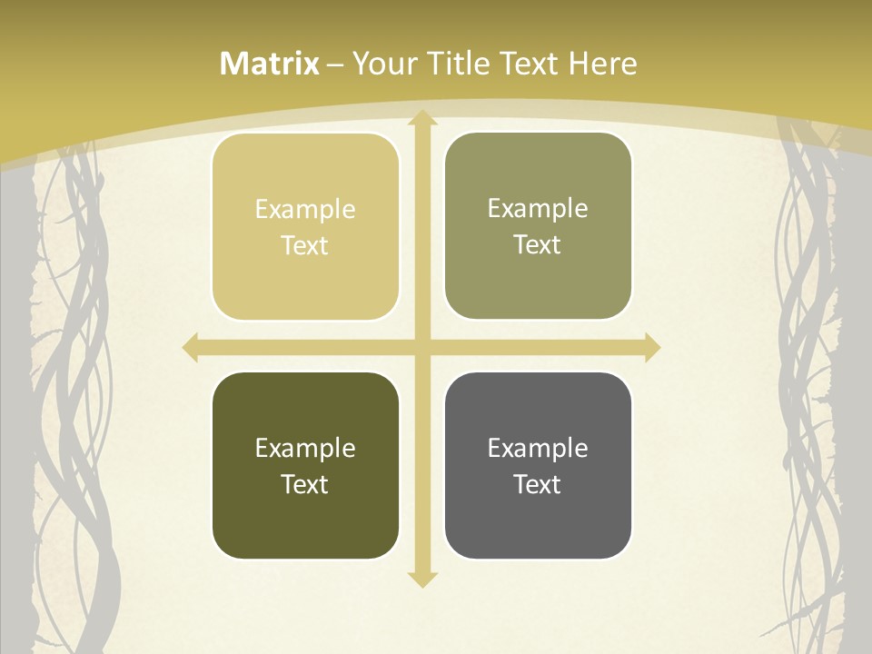 Papers Backgrounds Border PowerPoint Template