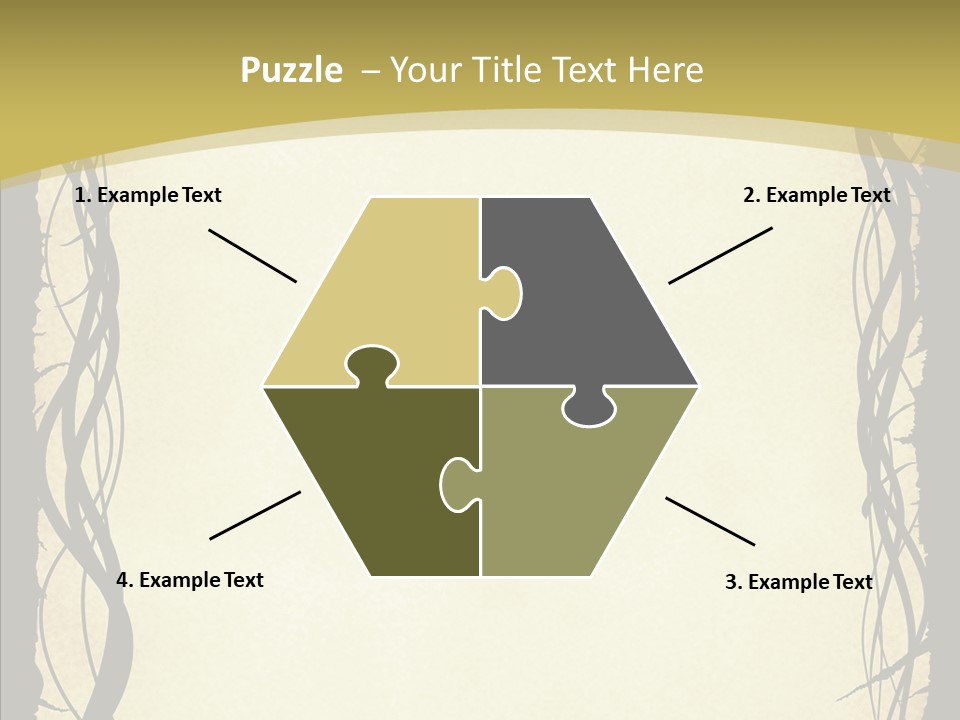 Papers Backgrounds Border PowerPoint Template