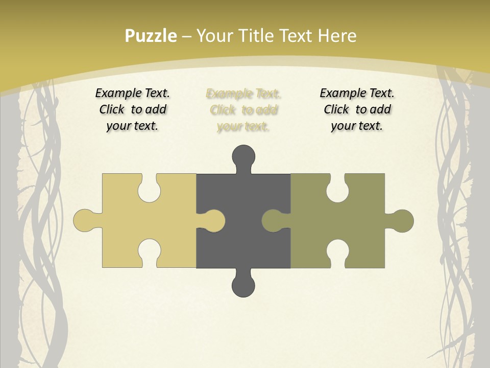 Papers Backgrounds Border PowerPoint Template