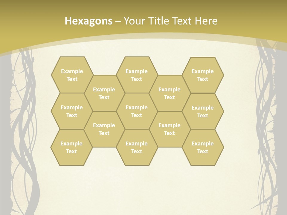 Papers Backgrounds Border PowerPoint Template