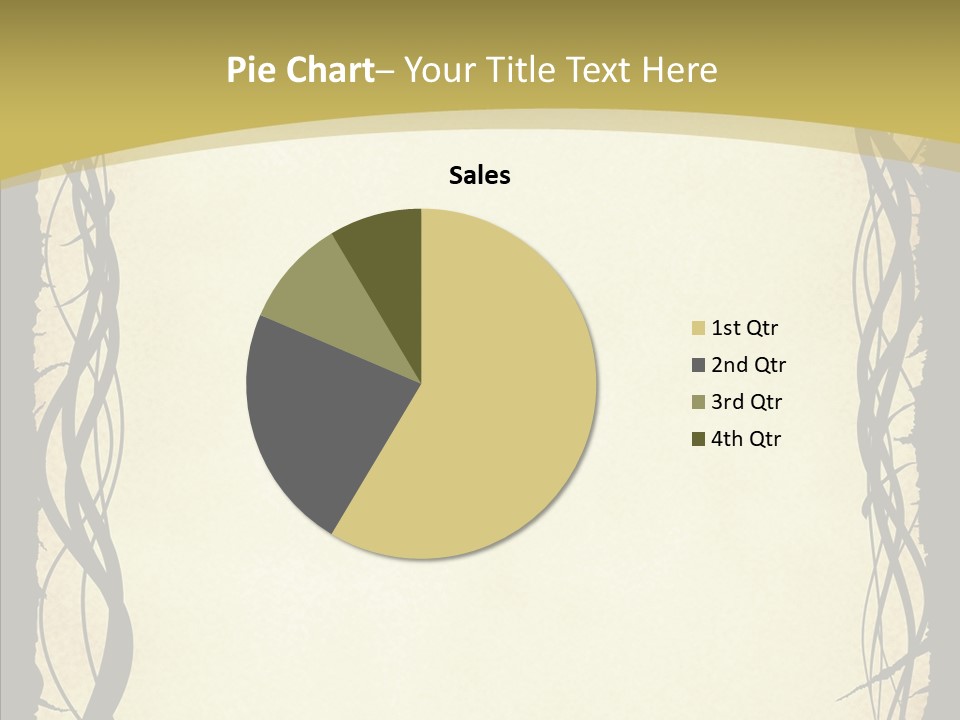 Papers Backgrounds Border PowerPoint Template