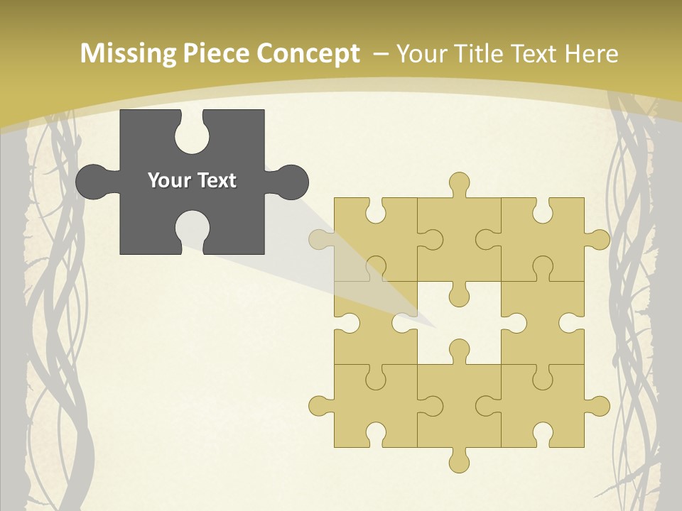 Papers Backgrounds Border PowerPoint Template