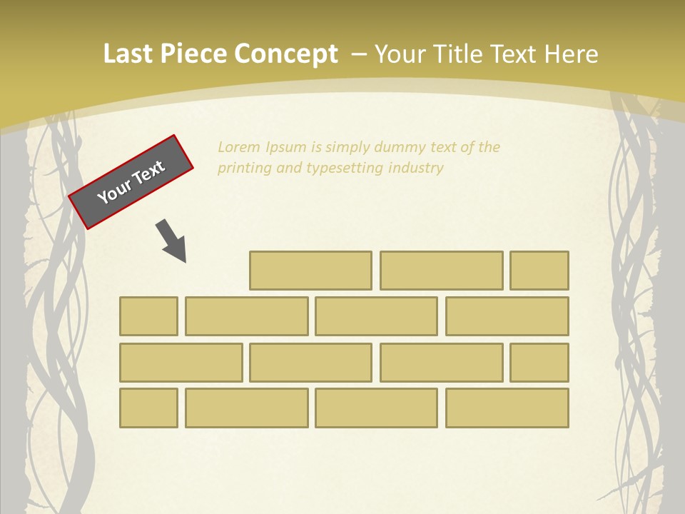 Papers Backgrounds Border PowerPoint Template