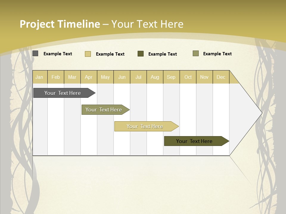 Papers Backgrounds Border PowerPoint Template