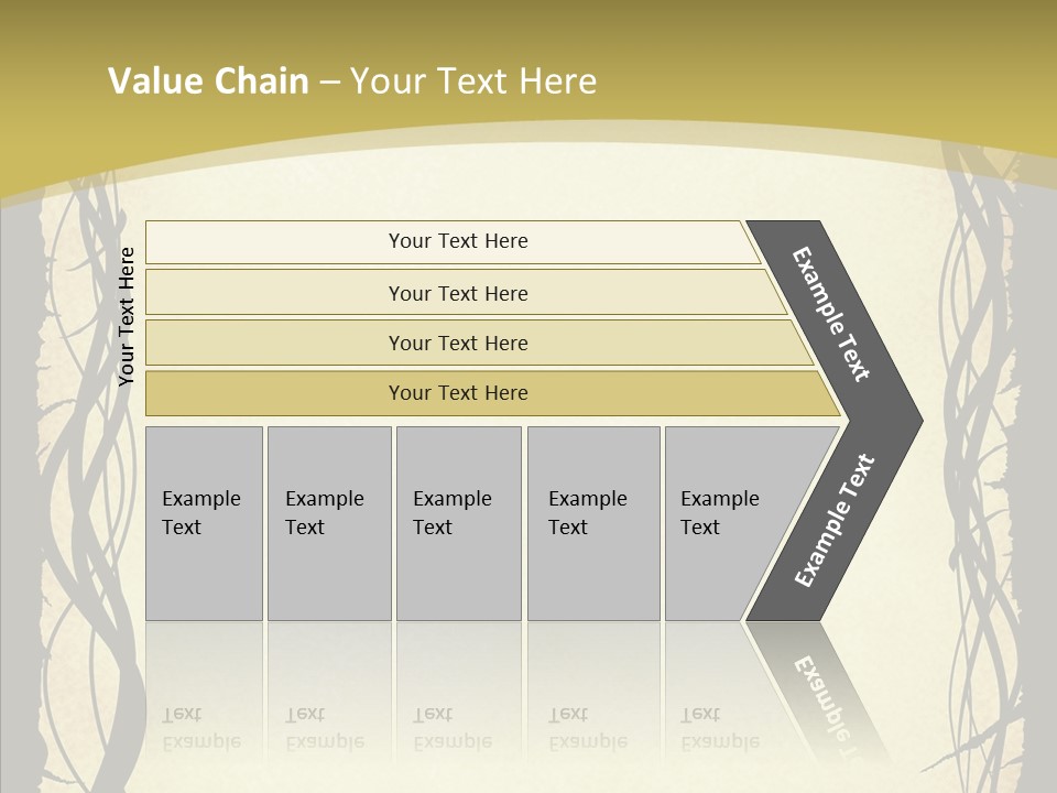 Papers Backgrounds Border PowerPoint Template