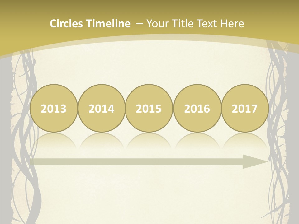 Papers Backgrounds Border PowerPoint Template