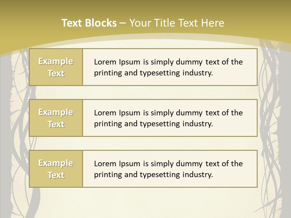 Papers Backgrounds Border PowerPoint Template
