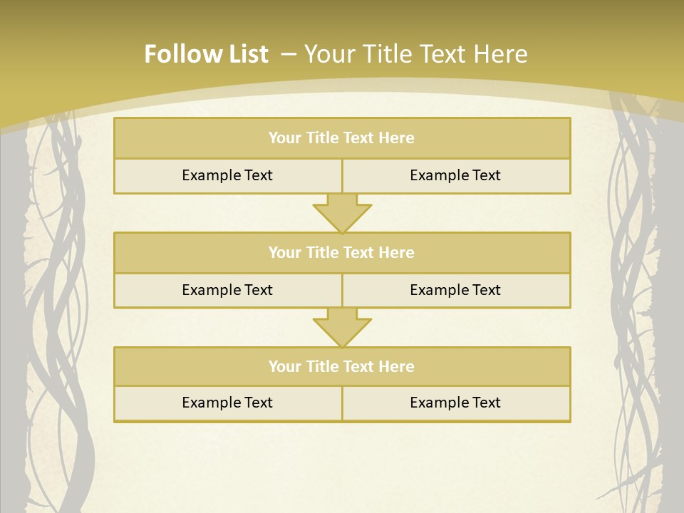 Papers Backgrounds Border PowerPoint Template