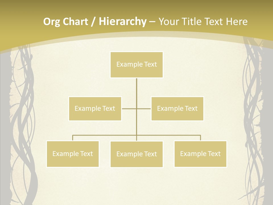 Papers Backgrounds Border PowerPoint Template