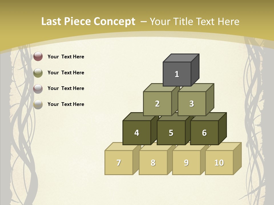 Papers Backgrounds Border PowerPoint Template