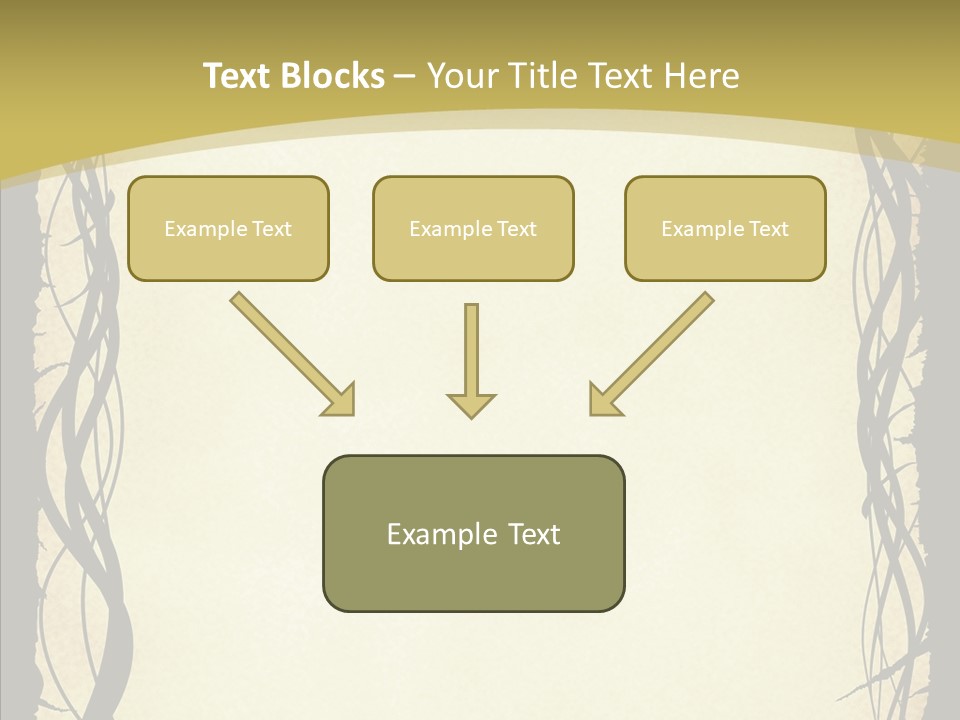Papers Backgrounds Border PowerPoint Template