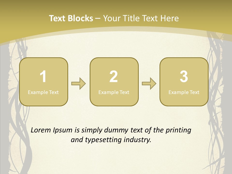 Papers Backgrounds Border PowerPoint Template