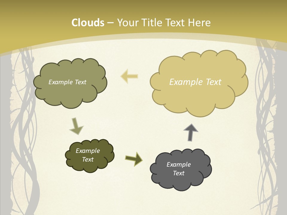 Papers Backgrounds Border PowerPoint Template