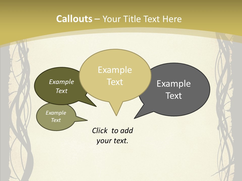 Papers Backgrounds Border PowerPoint Template