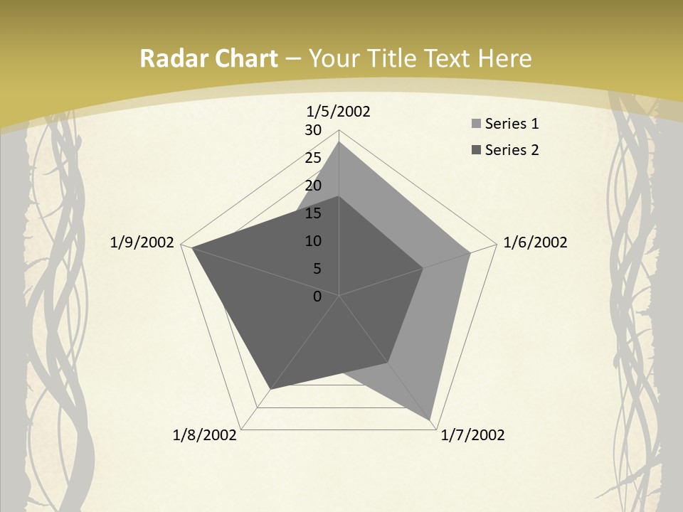 Papers Backgrounds Border PowerPoint Template