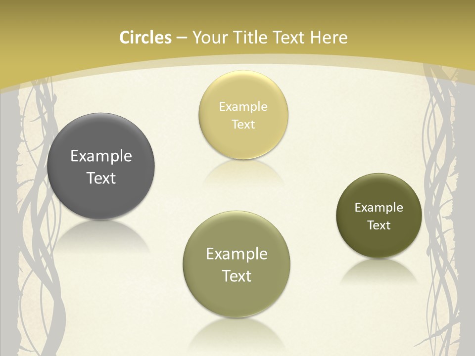 Papers Backgrounds Border PowerPoint Template