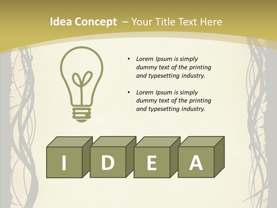 Papers Backgrounds Border PowerPoint Template