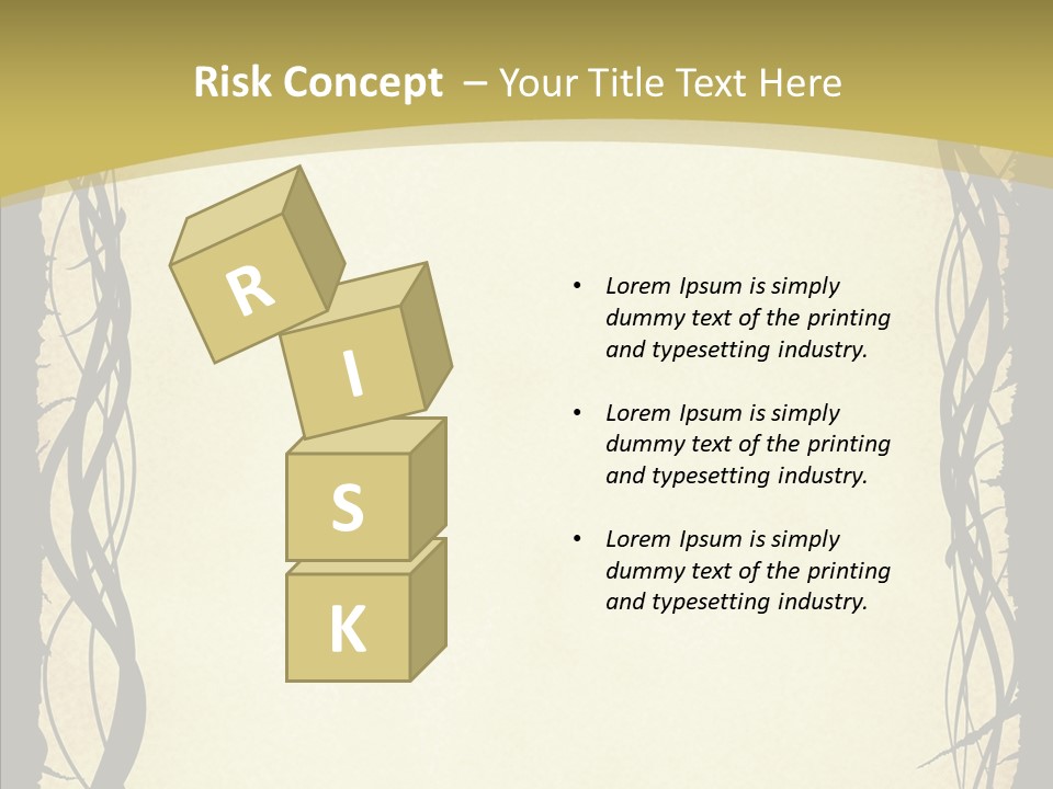 Papers Backgrounds Border PowerPoint Template