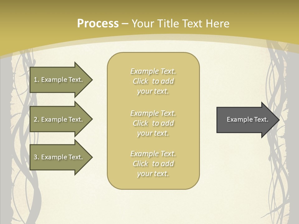 Papers Backgrounds Border PowerPoint Template