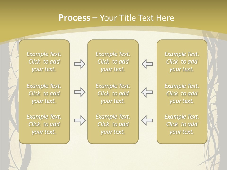 Papers Backgrounds Border PowerPoint Template