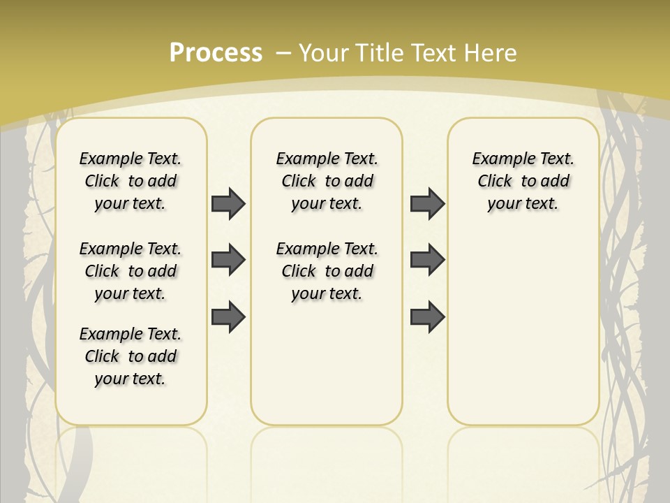 Papers Backgrounds Border PowerPoint Template