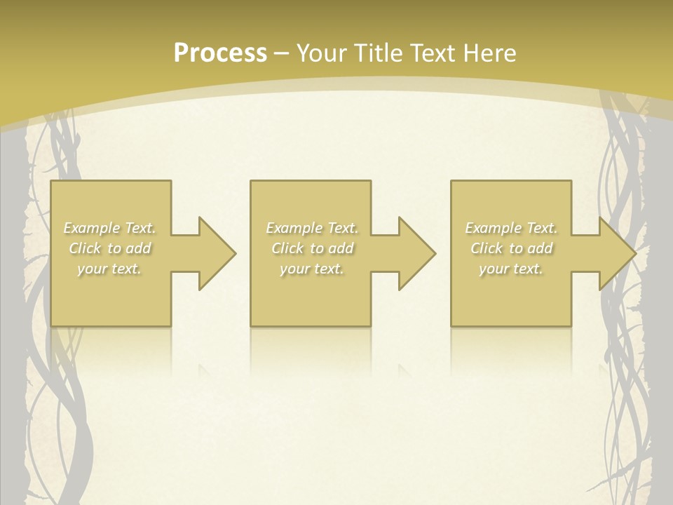 Papers Backgrounds Border PowerPoint Template