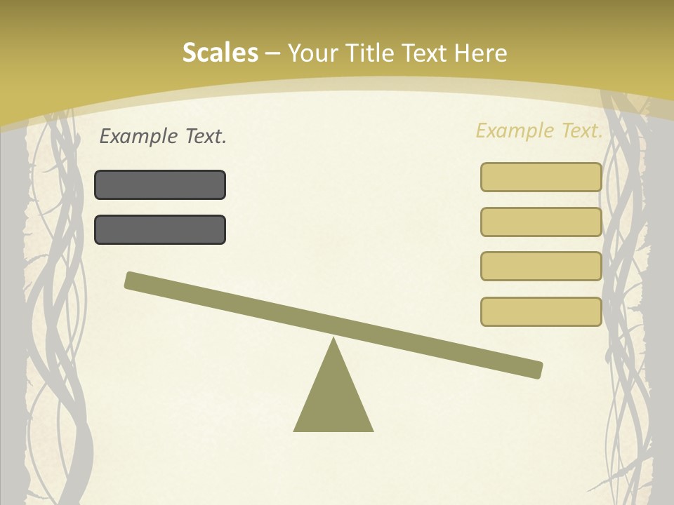 Papers Backgrounds Border PowerPoint Template