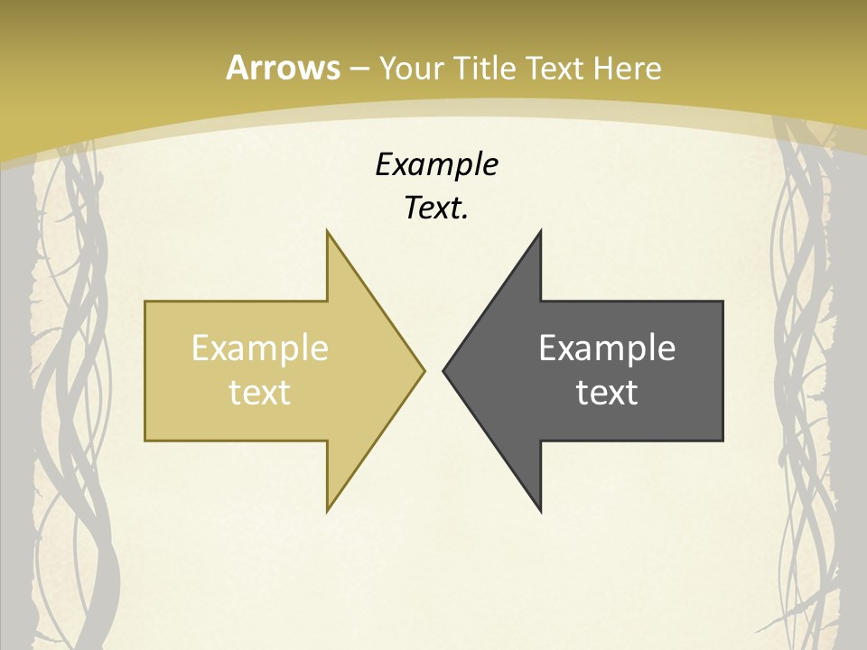 Papers Backgrounds Border PowerPoint Template