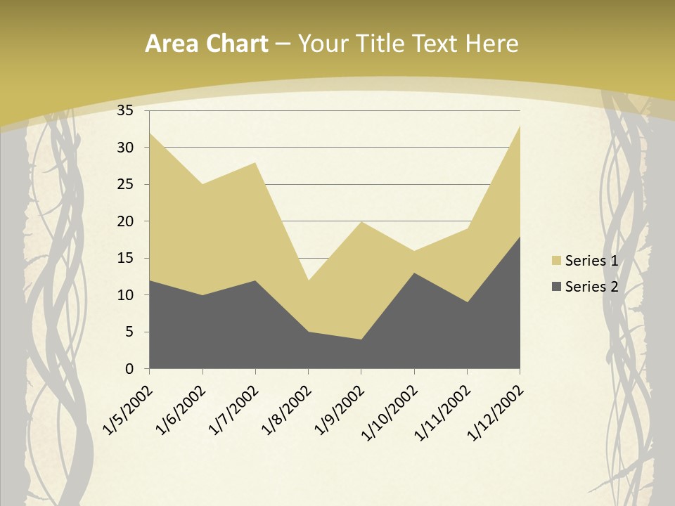 Papers Backgrounds Border PowerPoint Template