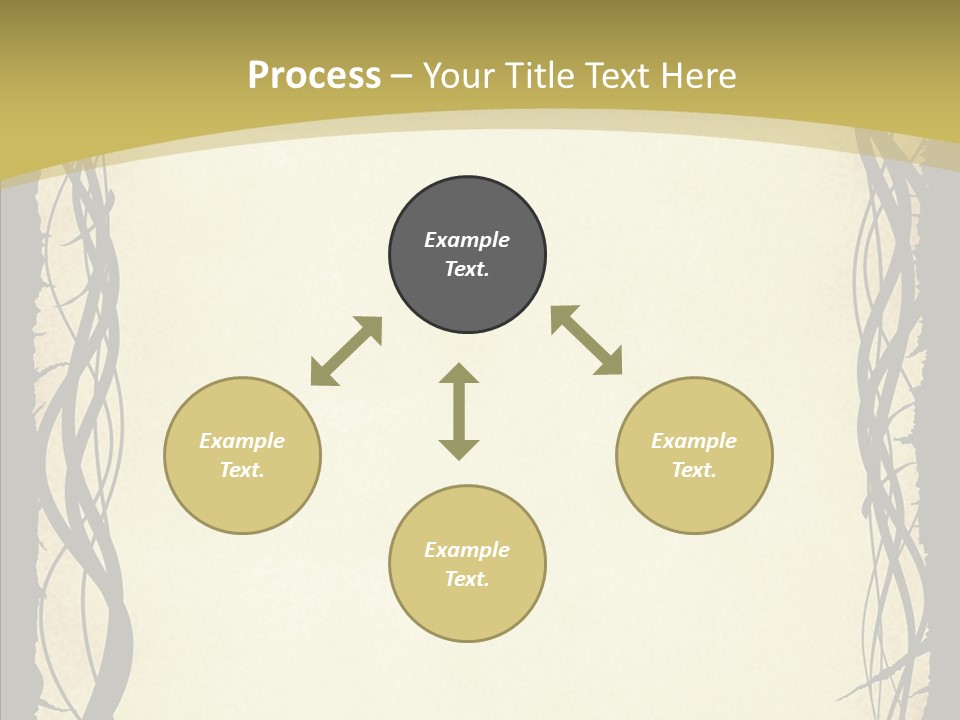 Papers Backgrounds Border PowerPoint Template