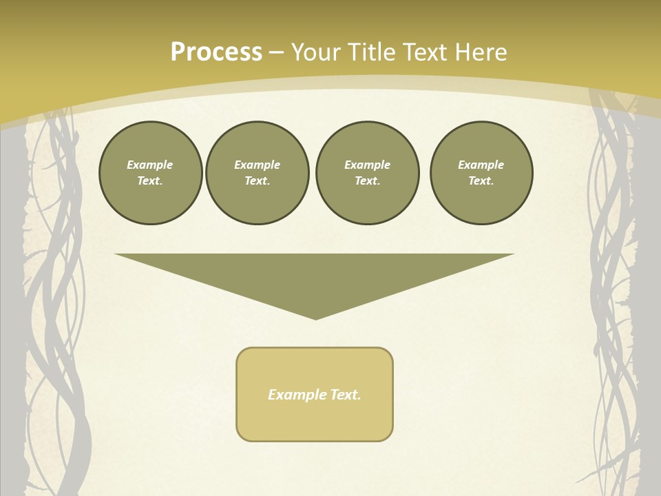 Papers Backgrounds Border PowerPoint Template