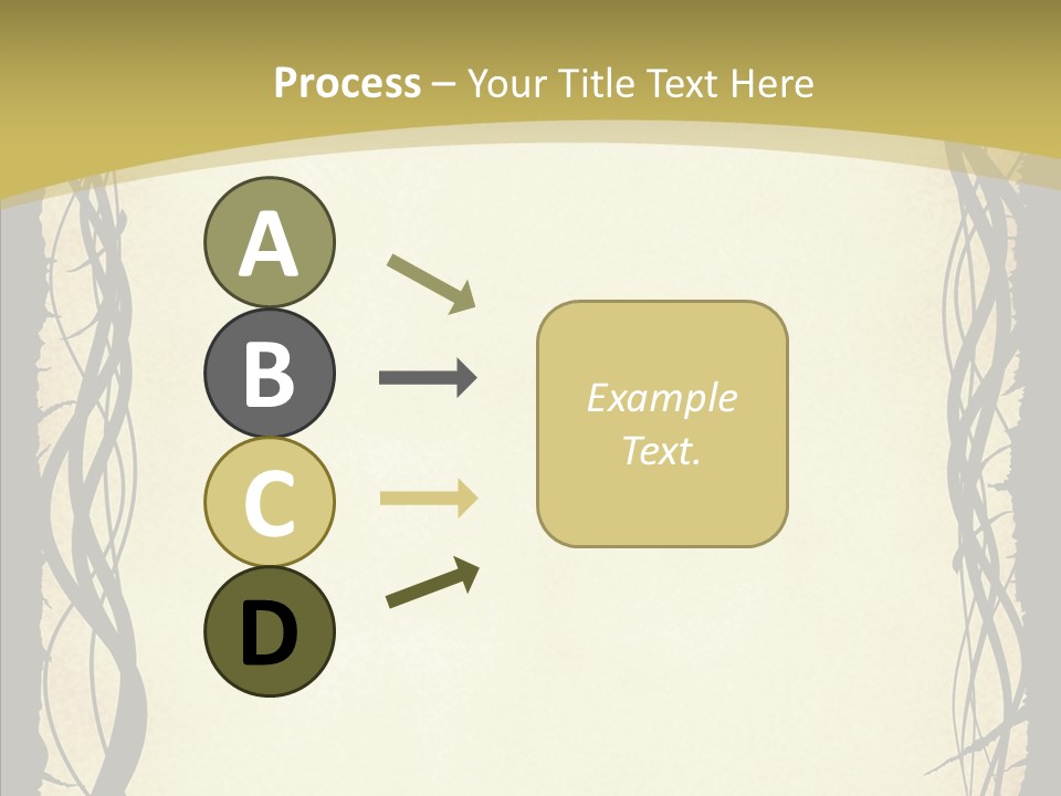 Papers Backgrounds Border PowerPoint Template