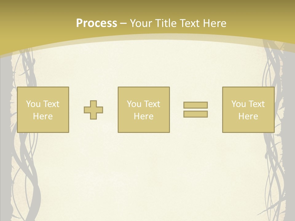 Papers Backgrounds Border PowerPoint Template