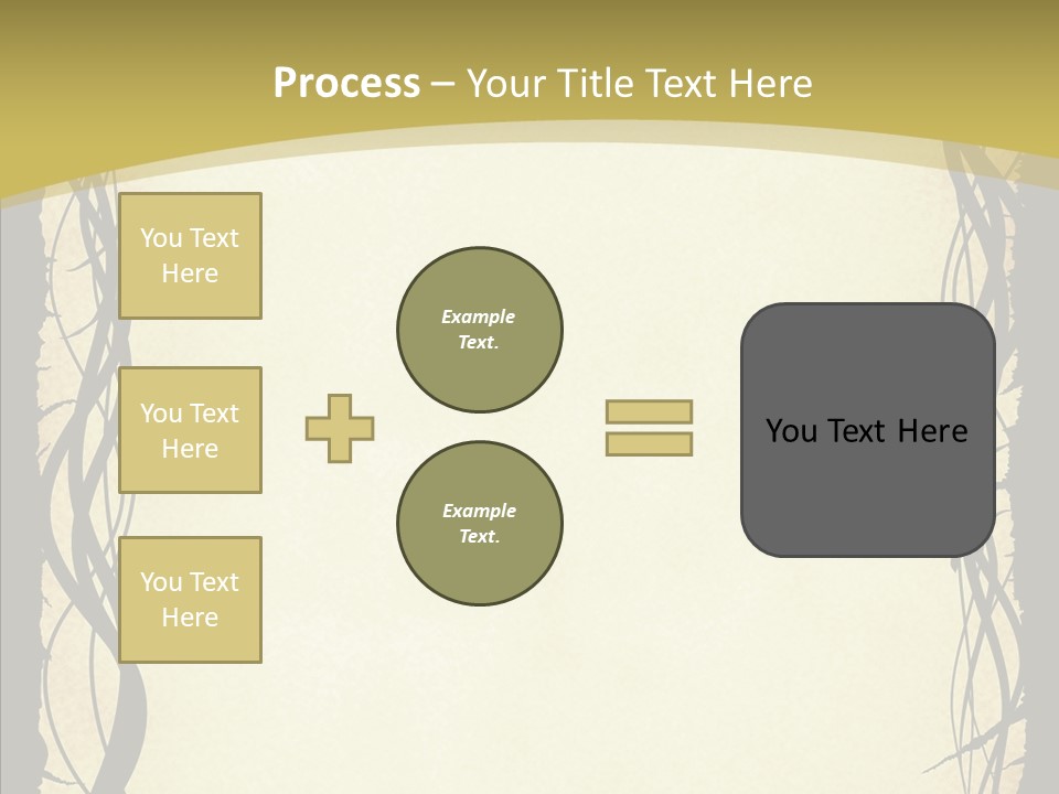 Papers Backgrounds Border PowerPoint Template