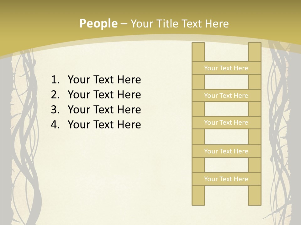 Papers Backgrounds Border PowerPoint Template