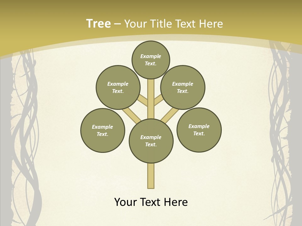 Papers Backgrounds Border PowerPoint Template