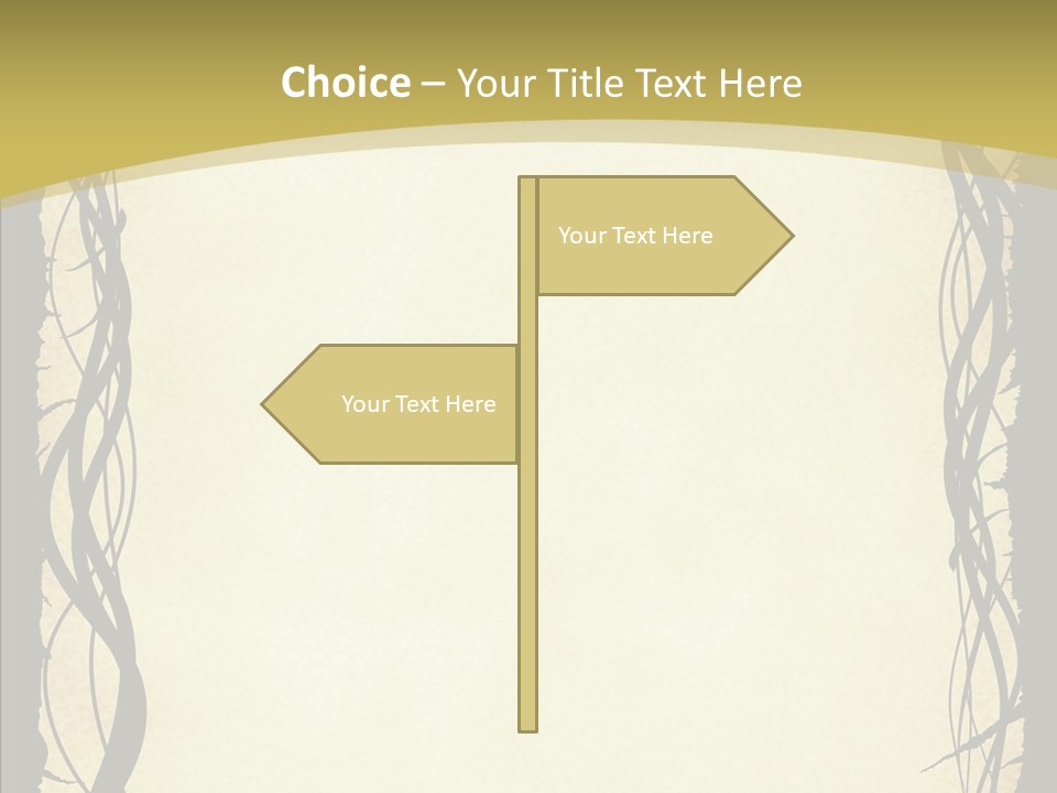 Papers Backgrounds Border PowerPoint Template