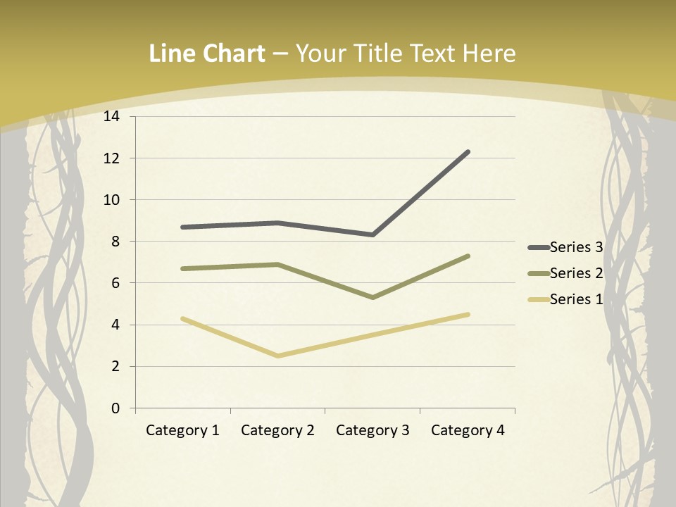 Papers Backgrounds Border PowerPoint Template