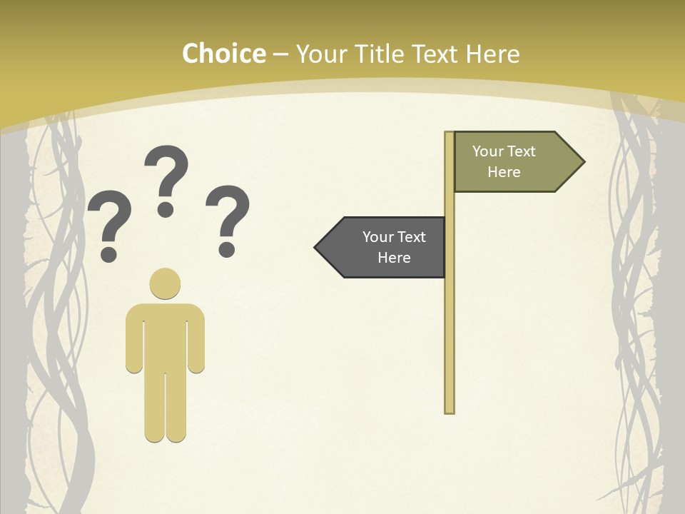 Papers Backgrounds Border PowerPoint Template