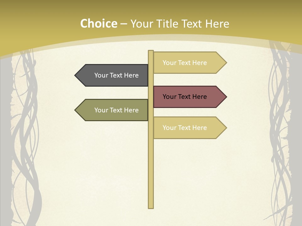 Papers Backgrounds Border PowerPoint Template