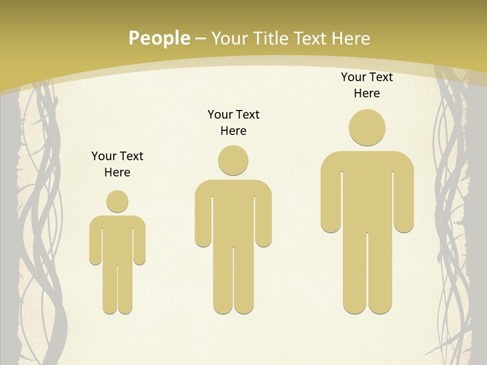 Papers Backgrounds Border PowerPoint Template