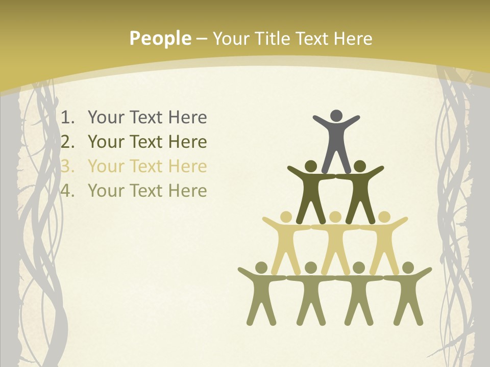 Papers Backgrounds Border PowerPoint Template