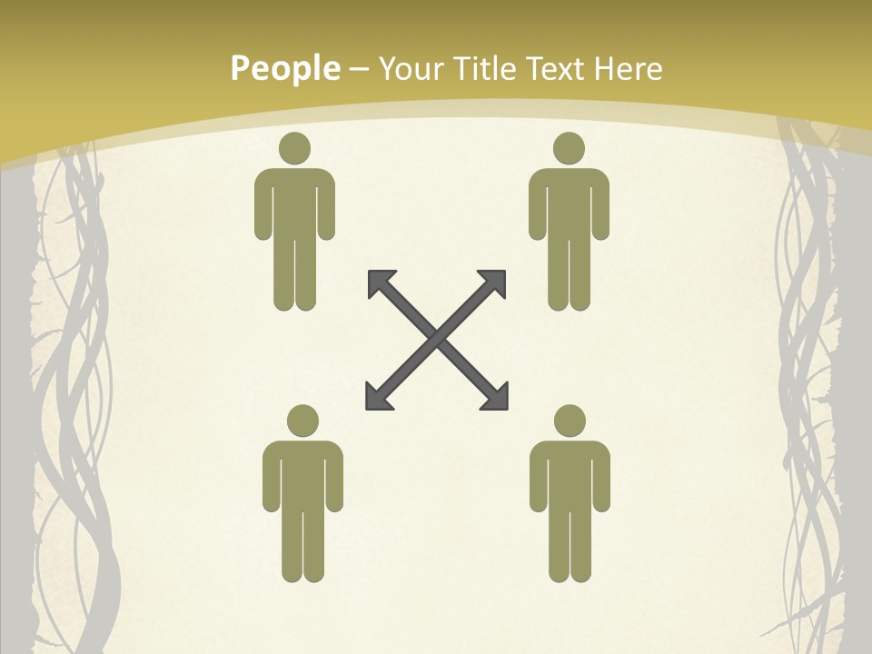 Papers Backgrounds Border PowerPoint Template