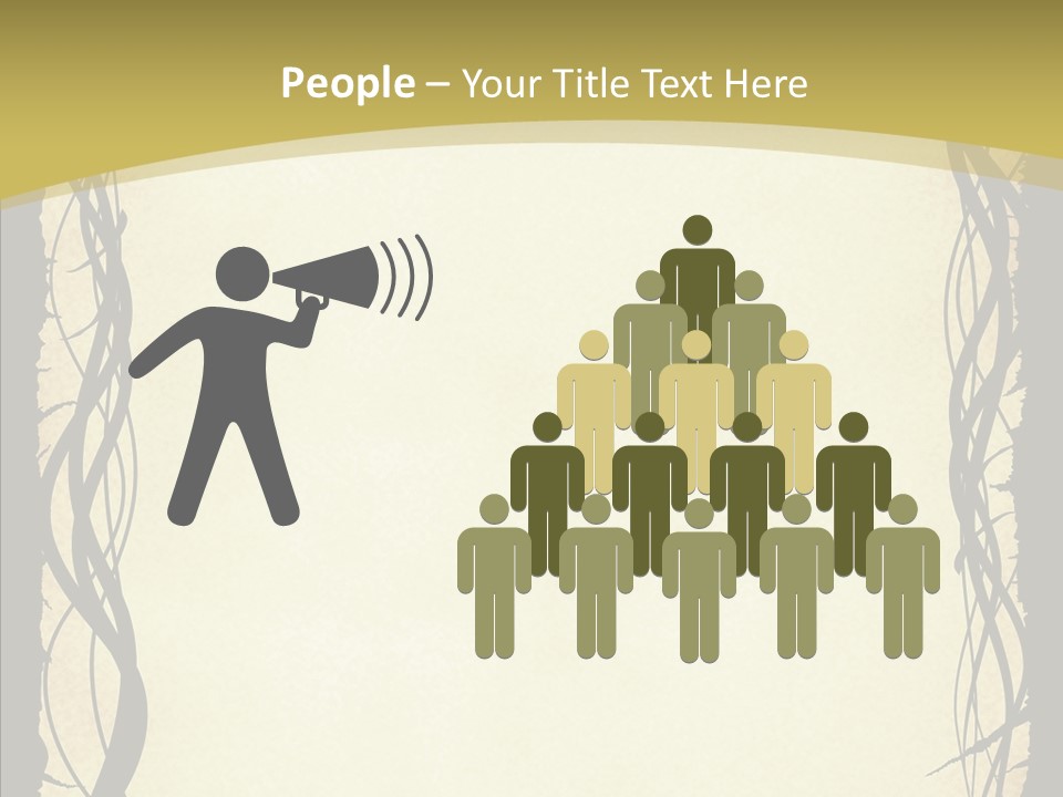 Papers Backgrounds Border PowerPoint Template