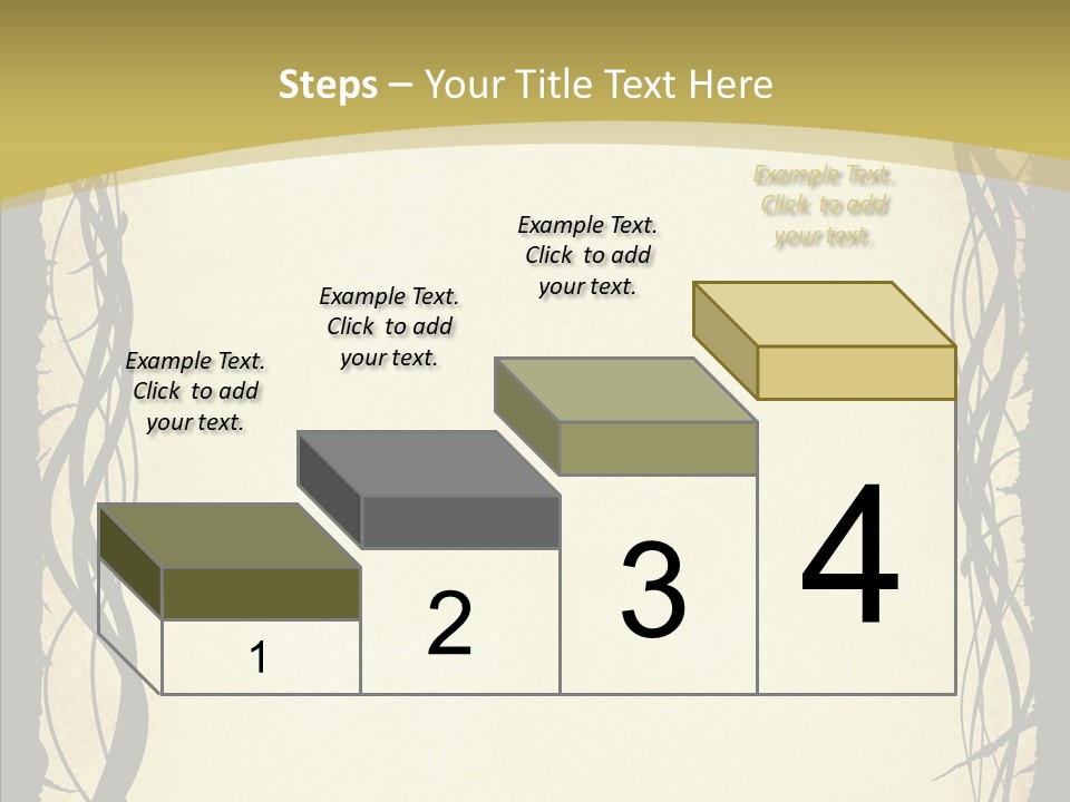 Papers Backgrounds Border PowerPoint Template
