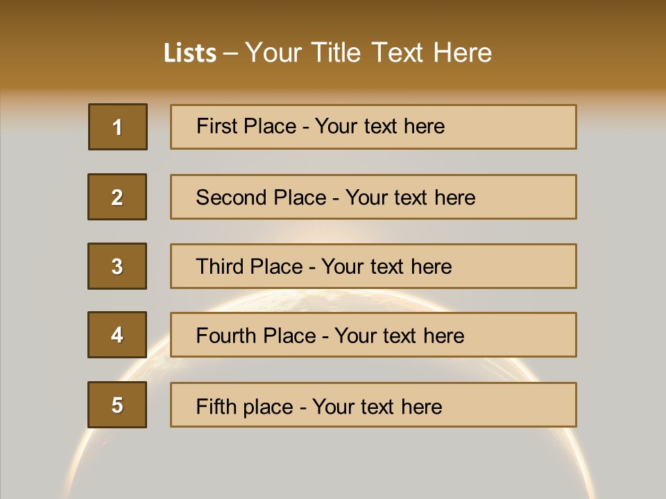 Dawn Astronomy Atmosphere PowerPoint Template