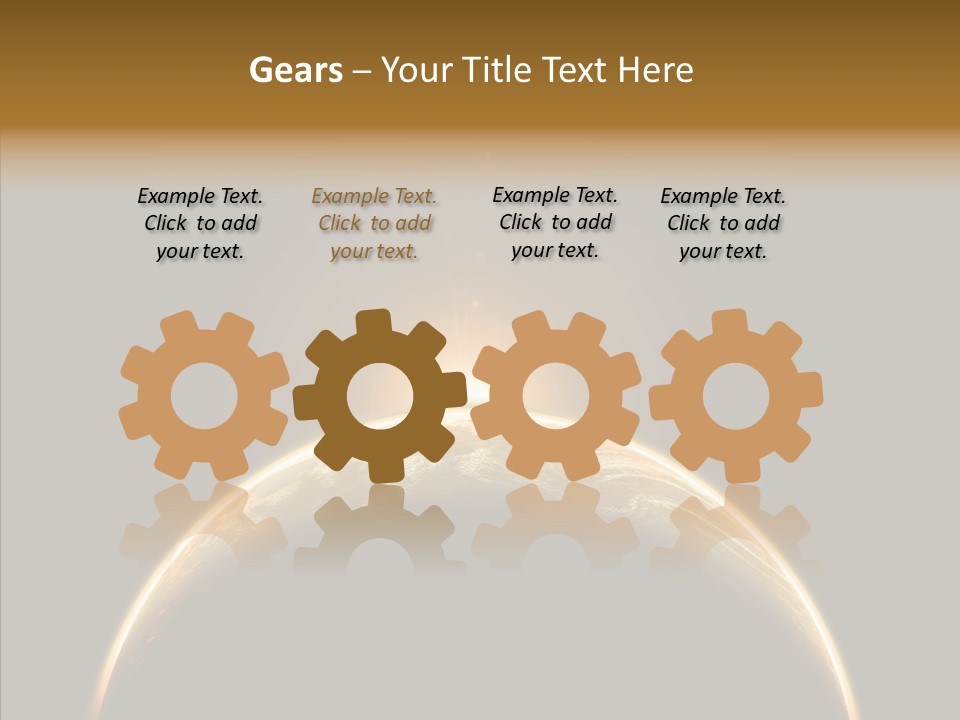 Dawn Astronomy Atmosphere PowerPoint Template