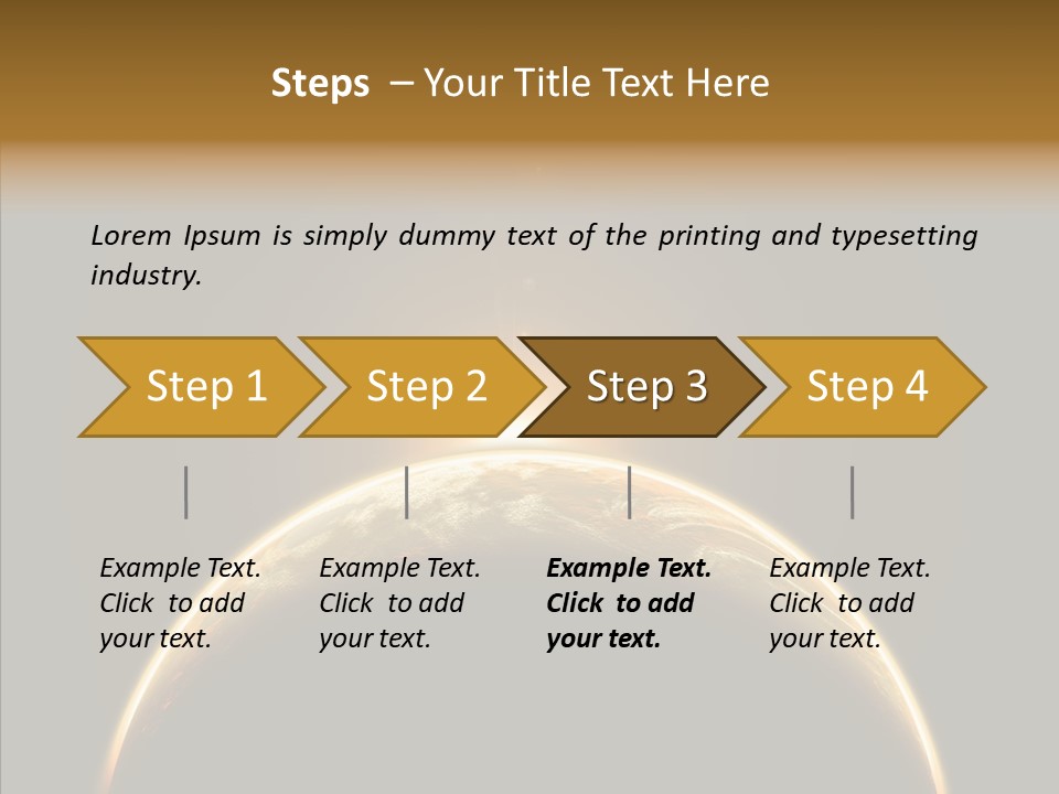 Dawn Astronomy Atmosphere PowerPoint Template