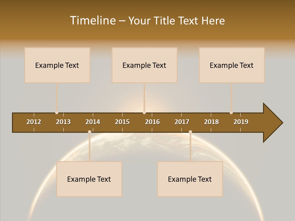 Dawn Astronomy Atmosphere PowerPoint Template