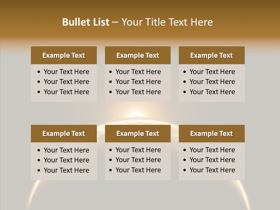 Dawn Astronomy Atmosphere PowerPoint Template
